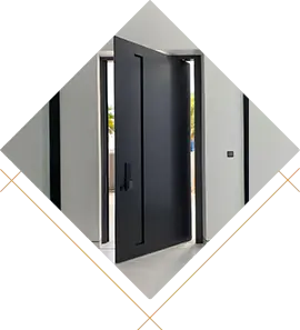Puerta pivotante