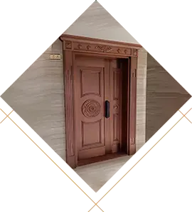 Puerta de cobre