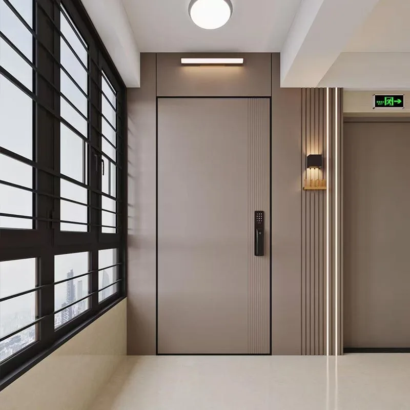 Puerta de seguridad antirrobo oculta clase A