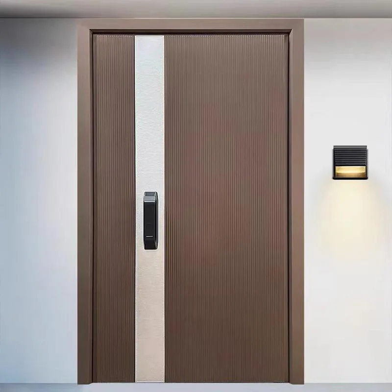Puerta de entrada integrada de aleación de aluminio