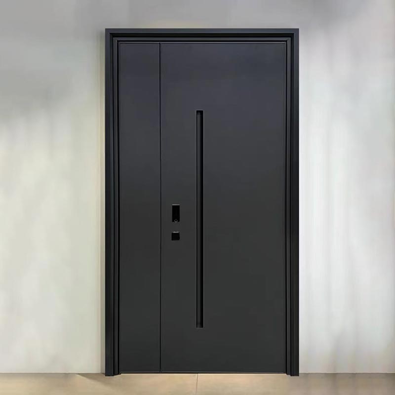 Puerta italiana minimalista de cobre y aluminio para madre e hijo