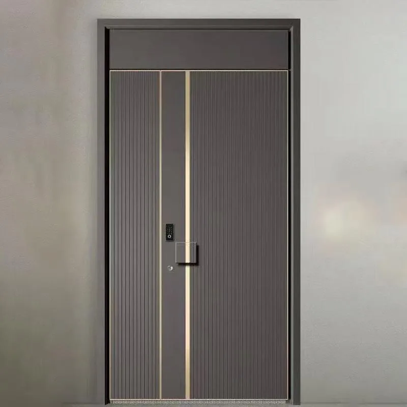 Puerta pivotante tallada de precisión de apertura única