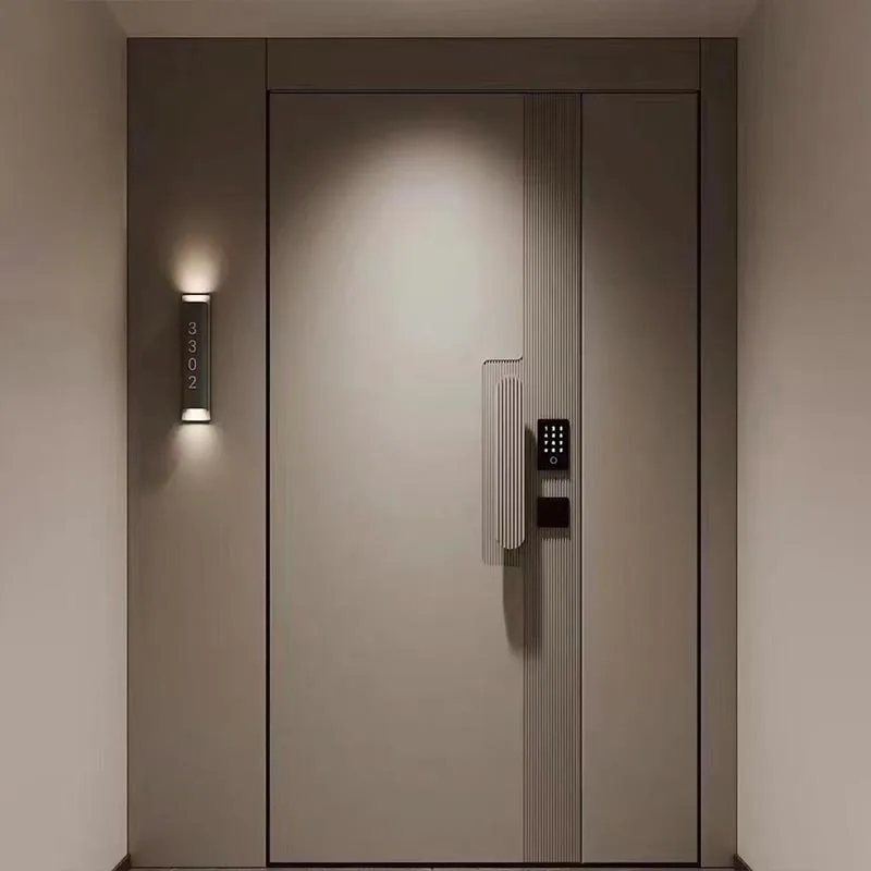 Puerta de aluminio fundido con aislamiento térmico insonorizado