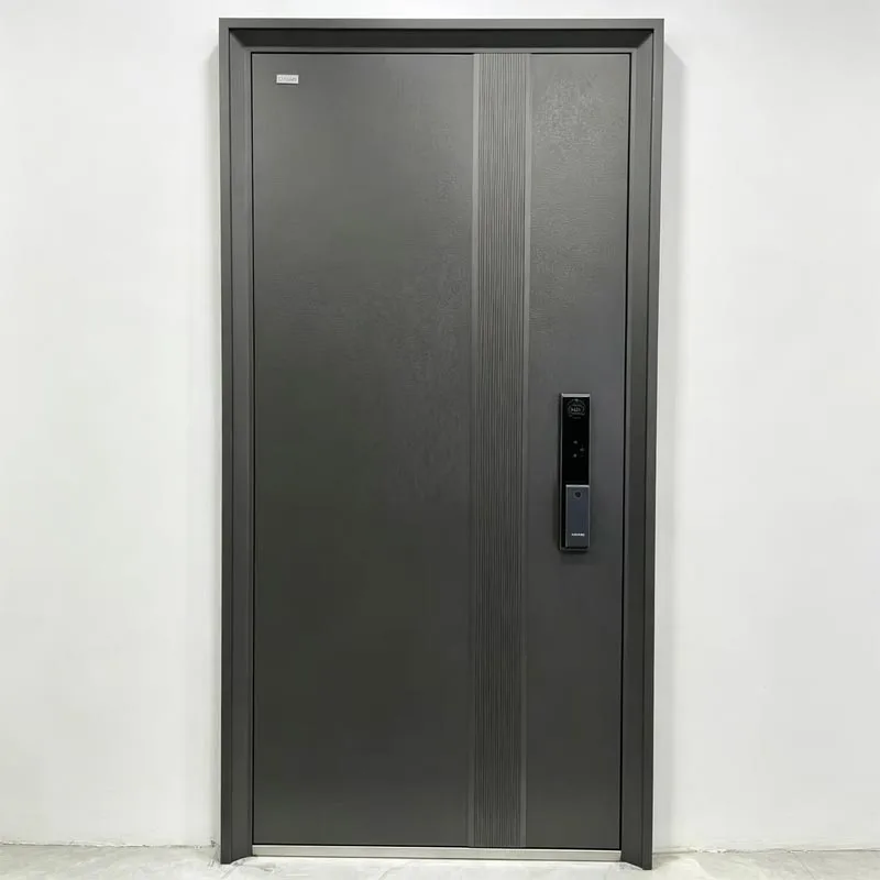 Puerta de seguridad con pintura a base de agua clase A
